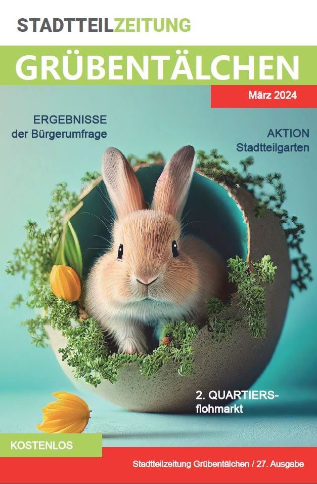 Titelbild der Stadteilzeitung für März 2024
