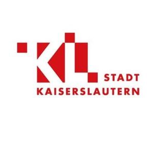Rotes Logo der Stadt Kaiserslautern mit dem Schriftzug „Kaiserslautern“ in einer Gestaltung mit unterschiedlichen Groß- und Kleinbuchstaben.
