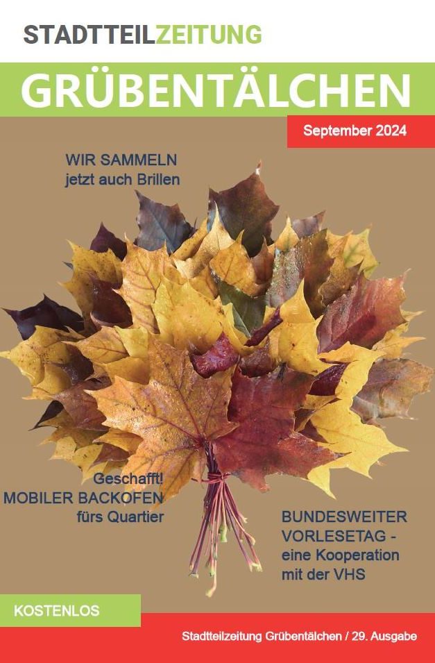 Titelbild der Stadteilzeitung für September 2024