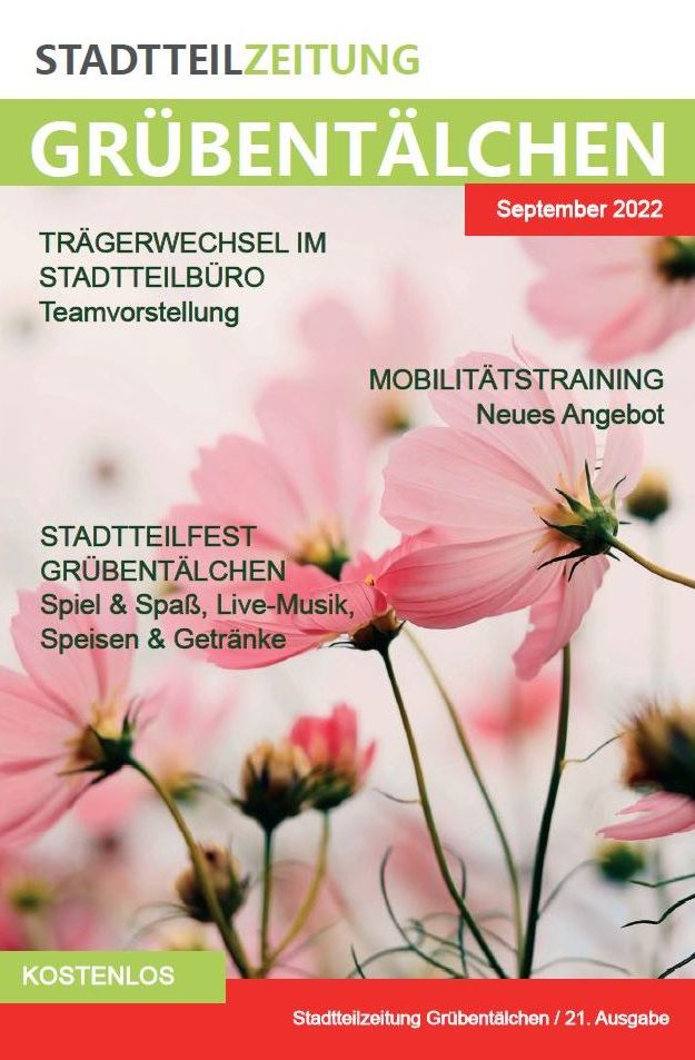 Titelbild der Stadteilzeitung für September 2022