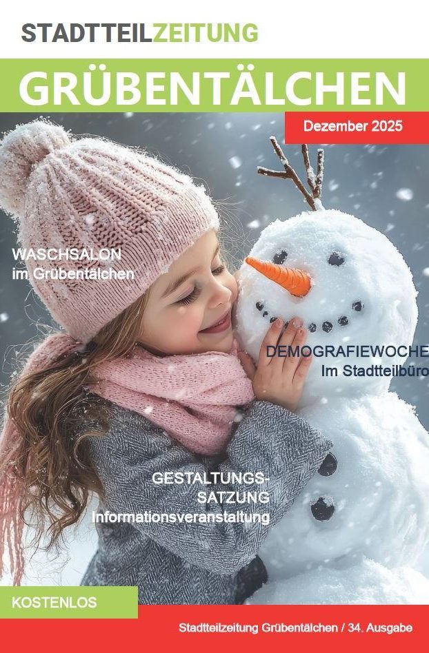 Titelbild der Stadteilzeitung für Dezember 2025